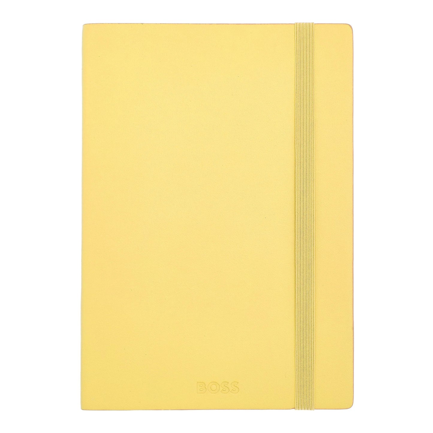 HUGO BOSS HNH422SL Σημειωματάριο A5 Pastel Classic Light Yellow Lined Notebook