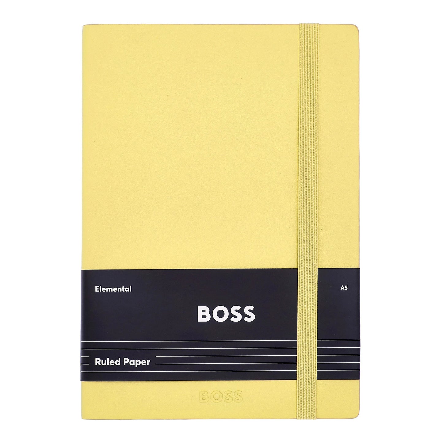 HUGO BOSS HNH422SL Σημειωματάριο A5 Pastel Classic Light Yellow Lined Notebook