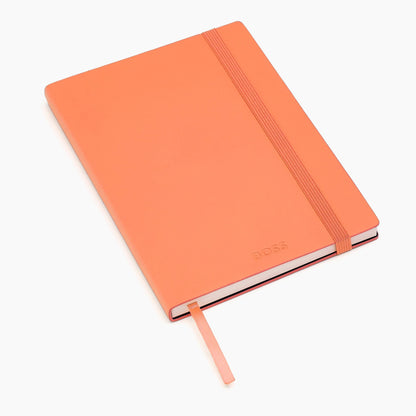 HUGO BOSS HNH422UL Σημειωματάριο A5 Pastel Classic Light Orange Lined Notebook