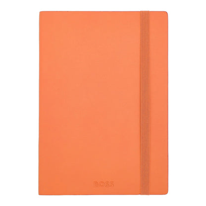 HUGO BOSS HNH422UL Σημειωματάριο A5 Pastel Classic Light Orange Lined Notebook