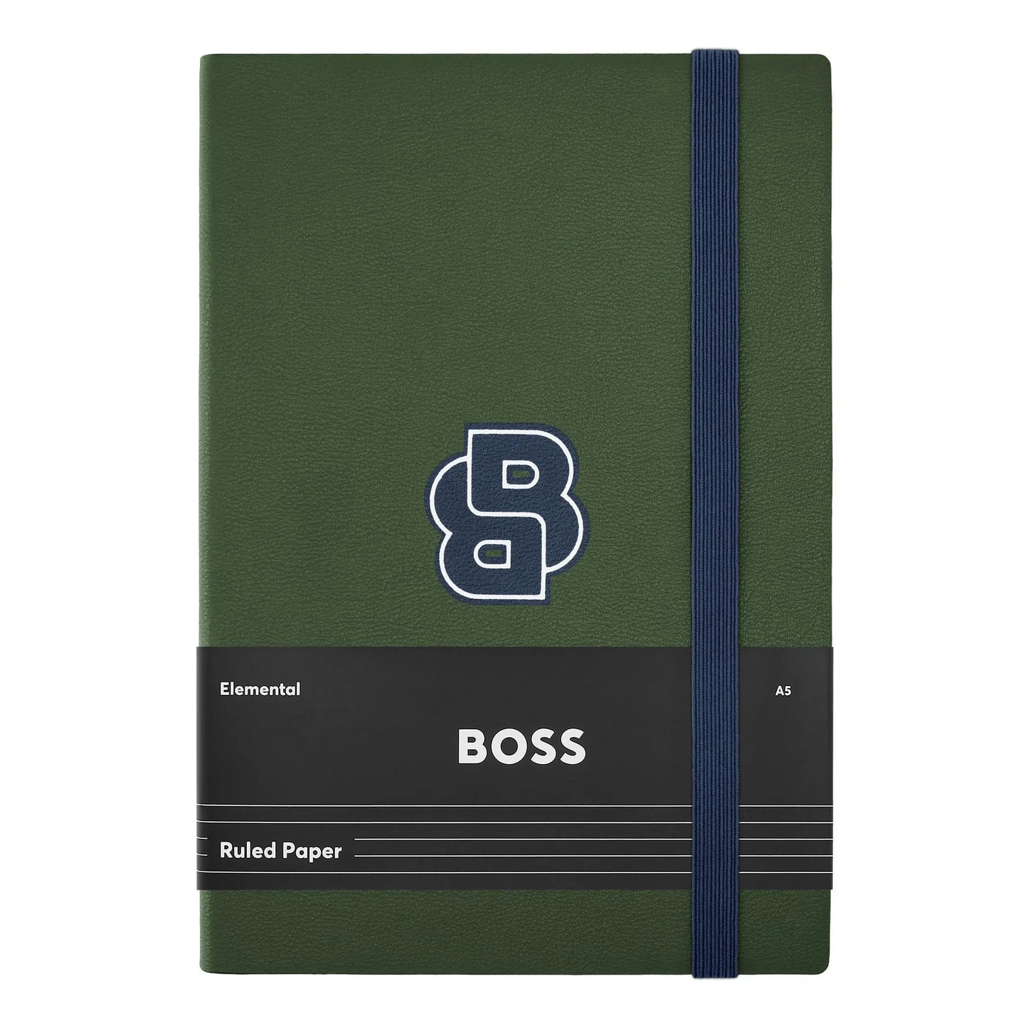 HUGO BOSS HNH321AL A5 Iconic Black Lined Notebook