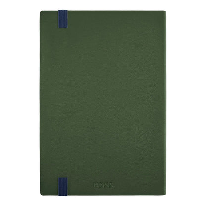 HUGO BOSS HNH321AL A5 Iconic Black Lined Notebook