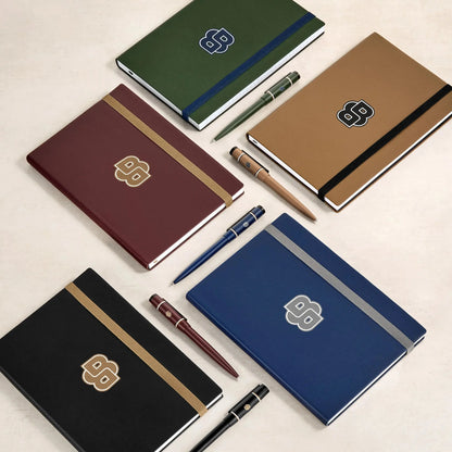 HUGO BOSS HNH321AL A5 Iconic Black Lined Notebook