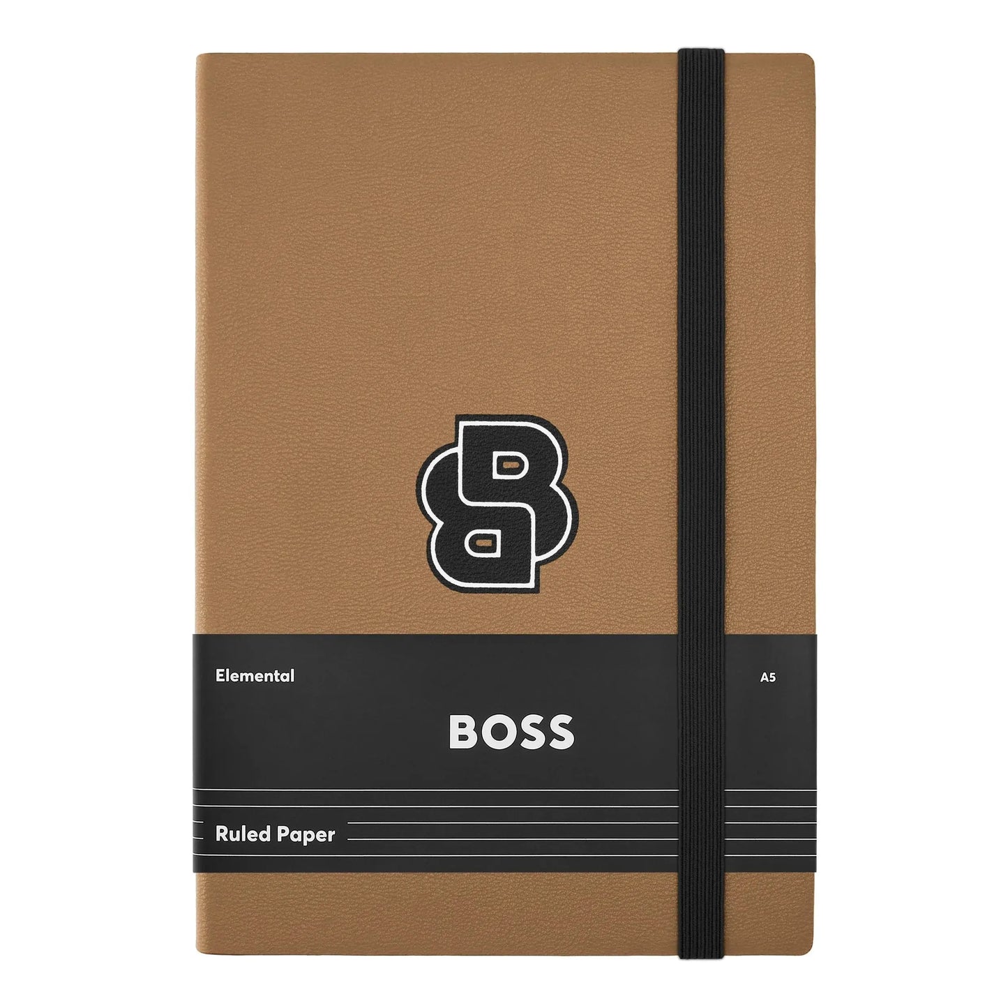 HUGO BOSS HNH321AL A5 Iconic Black Lined Notebook
