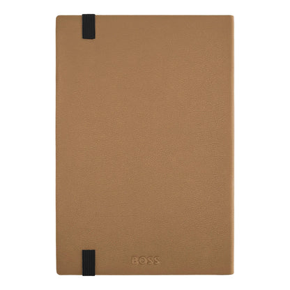HUGO BOSS HNH321AL A5 Iconic Black Lined Notebook