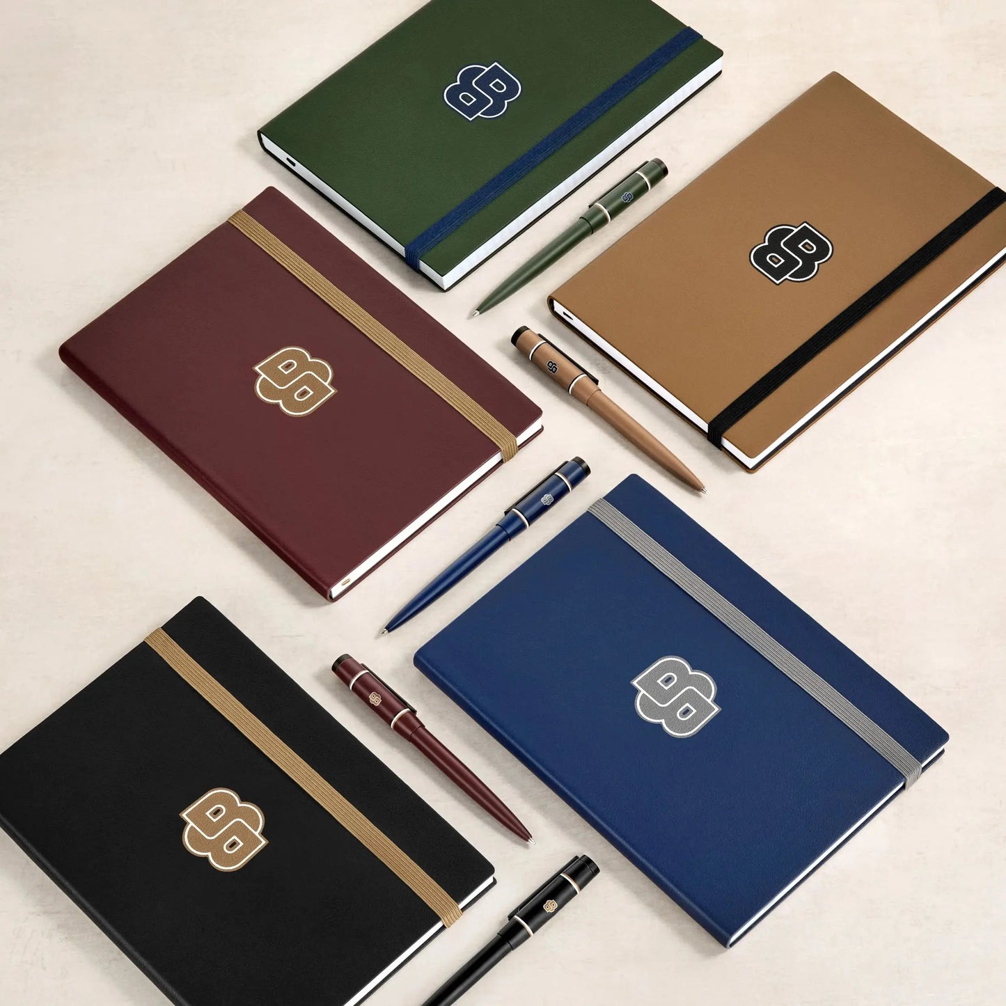 HUGO BOSS HNH321AL A5 Iconic Black Lined Notebook