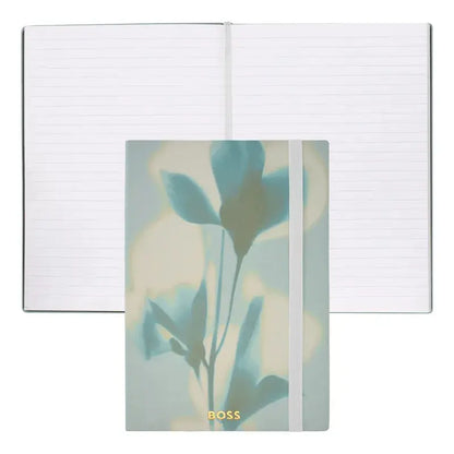 HUGO BOSS HNH321AL A5 Iconic Black Lined Notebook