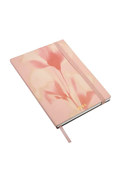 HUGO BOSS HNH623XL Σημειωματάριο A5 Holographic Flower Nude Lined Notebook