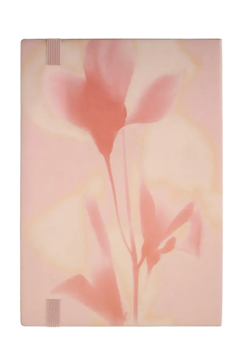HUGO BOSS HNH623XL Σημειωματάριο A5 Holographic Flower Nude Lined Notebook