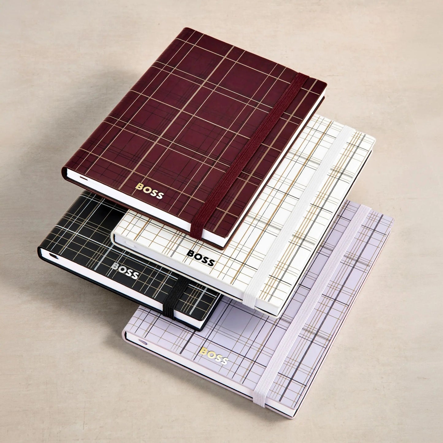 HUGO BOSS HNH321AL A5 Iconic Black Lined Notebook