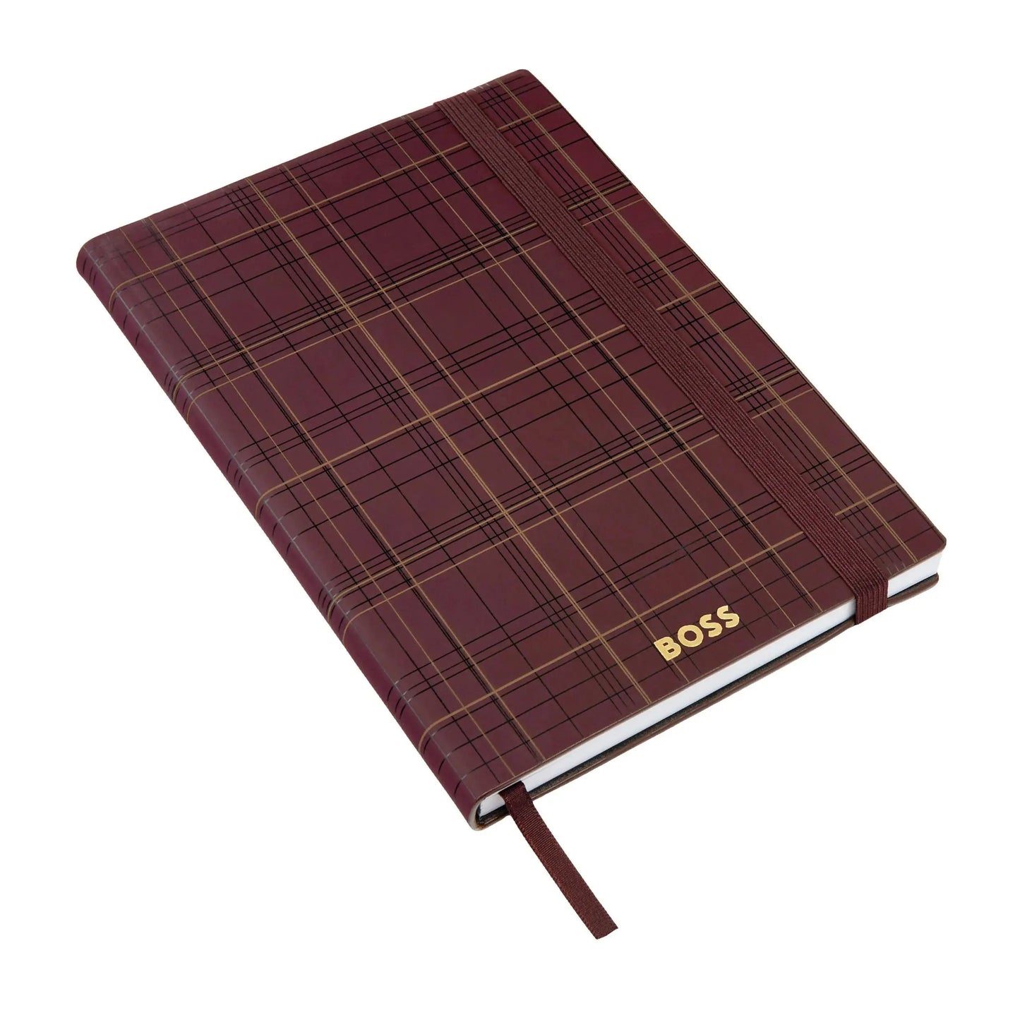 HUGO BOSS HNH321AL A5 Iconic Black Lined Notebook