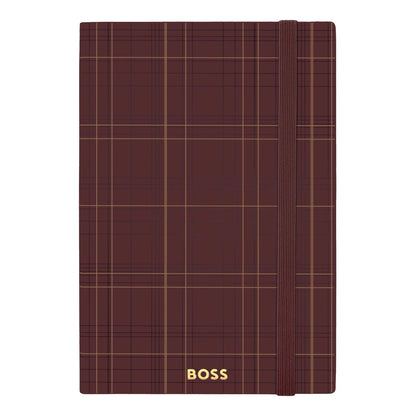 HUGO BOSS HNH321AL A5 Iconic Black Lined Notebook