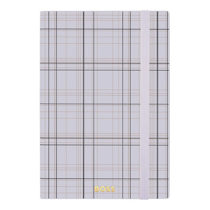 HUGO BOSS HNH321AL A5 Iconic Black Lined Notebook