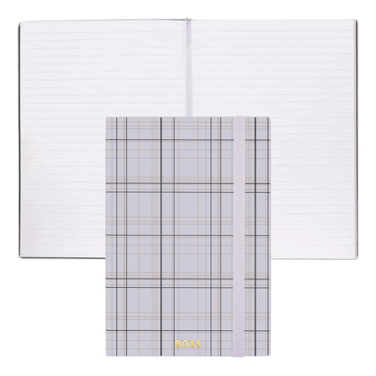 HUGO BOSS HNH321AL A5 Iconic Black Lined Notebook