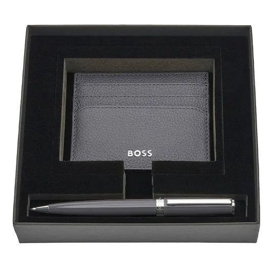 HUGO BOSS HPBC254J Σετ Ballpoint Pen & Card Holder Gift Set