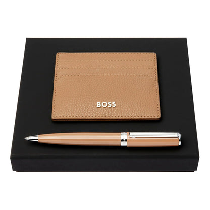 HUGO BOSS HPBH124A Ballpoint Pen &amp; Note Pad A5 Gift Set