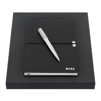 HUGO BOSS HPBH596AP Σετ Ballpoint Pen & Note Pad A5 Gift Set