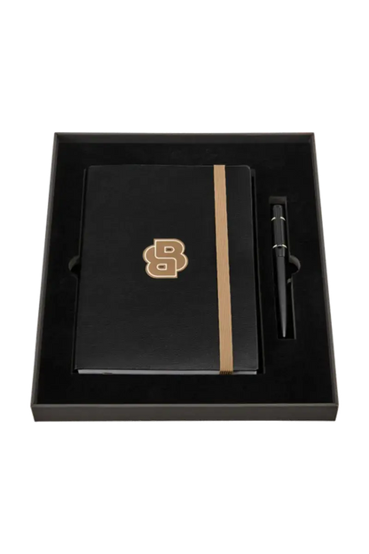 HUGO BOSS HPBH124A Ballpoint Pen &amp; Note Pad A5 Gift Set
