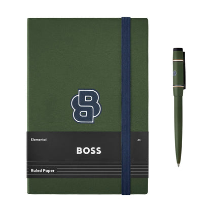 HUGO BOSS HPBH612T Σετ Ballpoint Pen & Note Pad A5 Gift Set