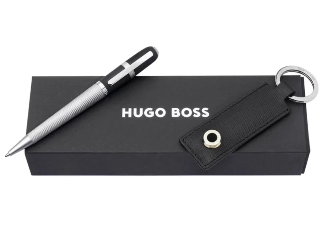HUGO BOSS HPBK583 Keychain and Ballpoint Pen Set