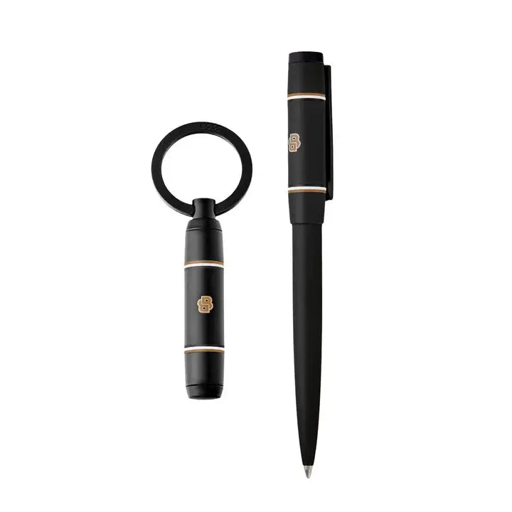 HUGO BOSS HPBK612A Σετ Rive Varsity Μπρελόκ και Στυλό Ballpoint