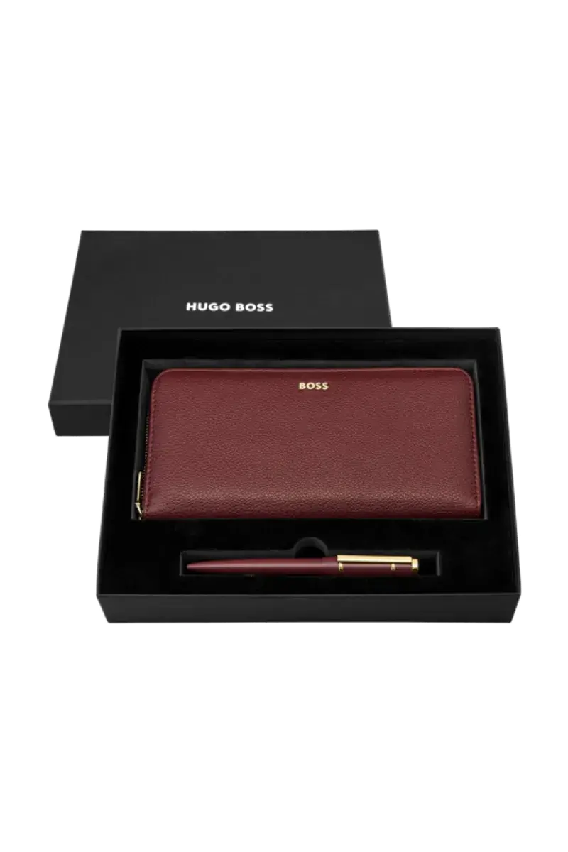 HUGO BOSS HPBL616R Σετ Rive Signature Lady Πορτοφόλι και Στυλό Ballpoint