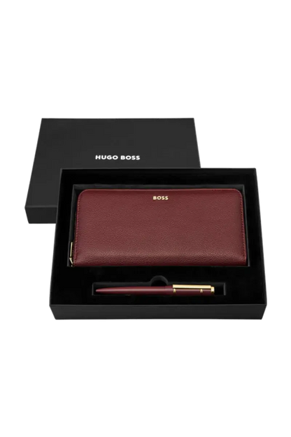HUGO BOSS HPBL616R Σετ Rive Signature Lady Πορτοφόλι και Στυλό Ballpoint