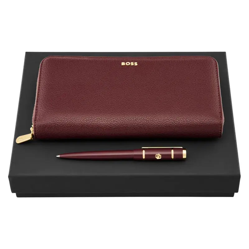 HUGO BOSS HPBL616R Σετ Rive Signature Lady Πορτοφόλι και Στυλό Ballpoint