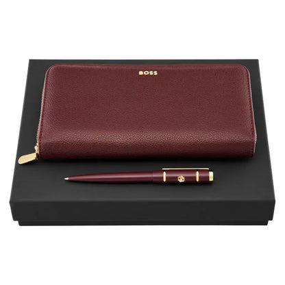HUGO BOSS HPBL616R Σετ Rive Signature Lady Πορτοφόλι και Στυλό Ballpoint