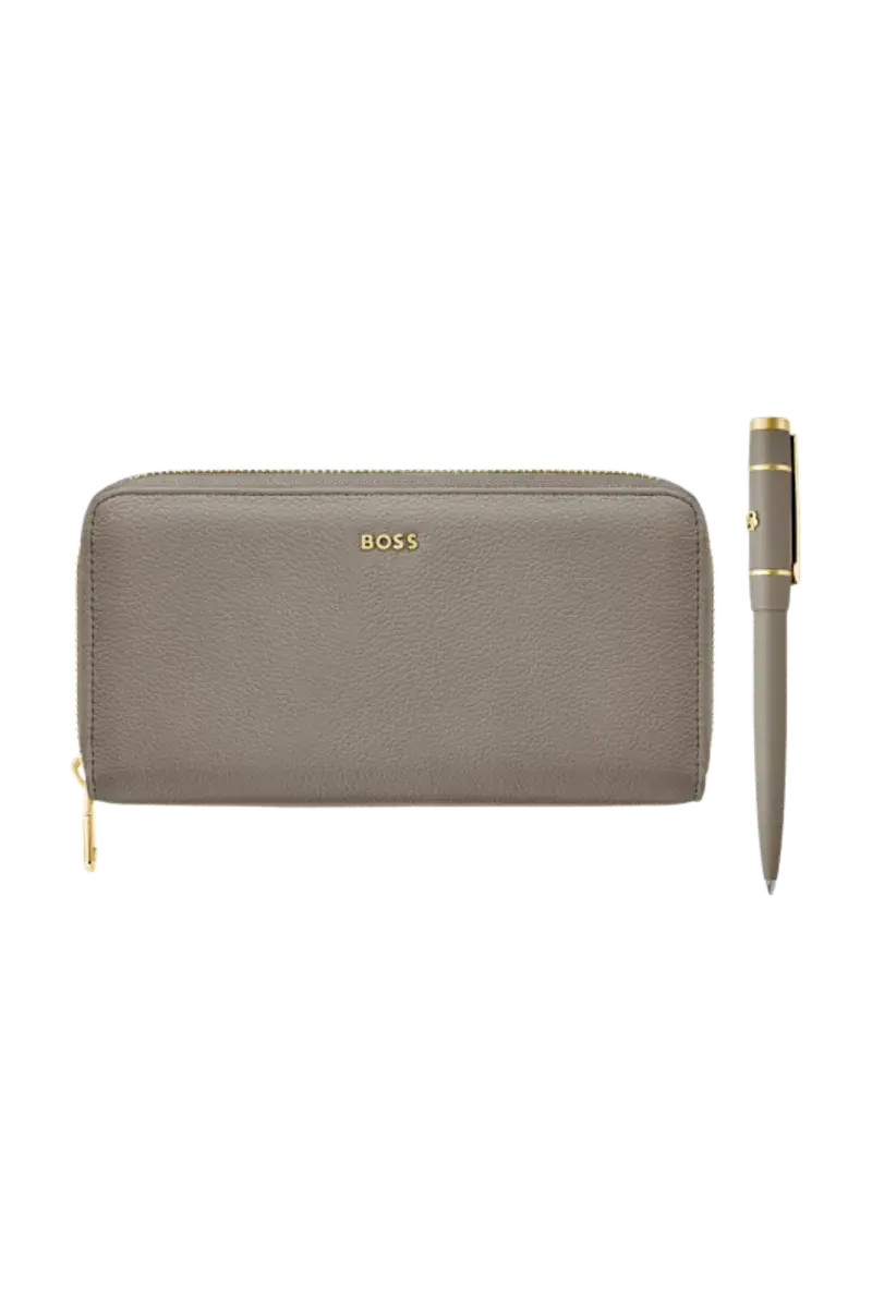 HUGO BOSS HPBL616Z Σετ Rive Signature Lady Πορτοφόλι και Στυλό Ballpoint