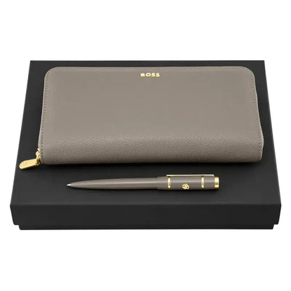 HUGO BOSS HPBL616Z Σετ Rive Signature Lady Πορτοφόλι και Στυλό Ballpoint