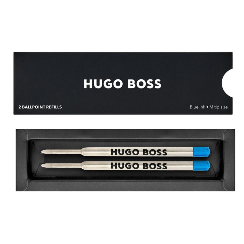 HUGO BOSS HPR641BM Σετ 2 Ανταλλακτικών Ballpoint Μπλε