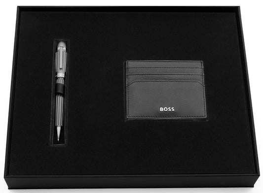 HUGO BOSS HSF1564D Oval Gun Ballpoint Pen