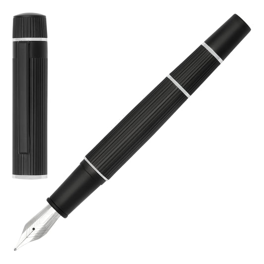 HUGO BOSS HSF4852A Πένα Core Black Fountain Pen