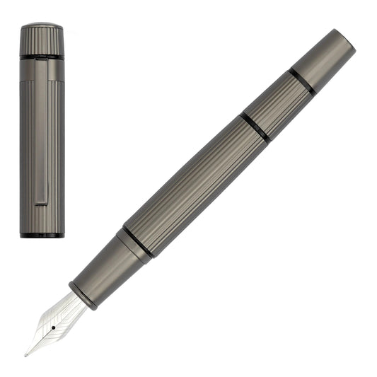 HUGO BOSS HSF1564D Oval Gun Ballpoint Pen