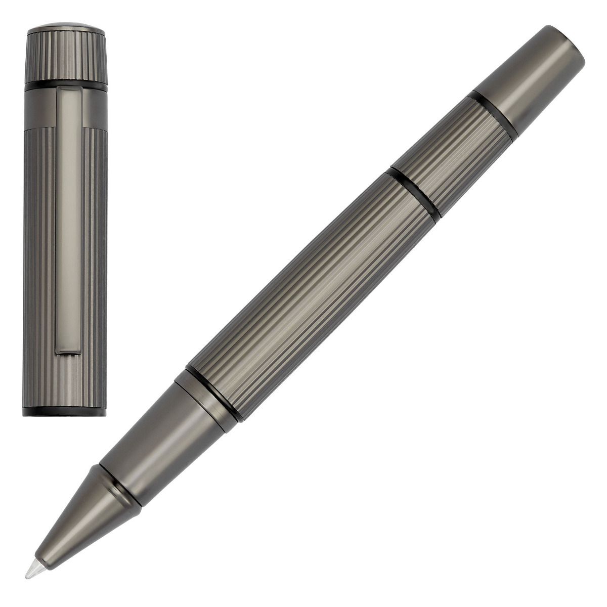 HUGO BOSS HSF1564D Oval Gun Ballpoint Pen