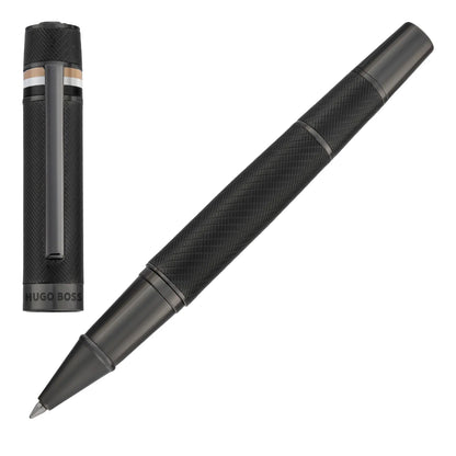 HUGO BOSS HSF5215A Στυλό Core Iconic Black Rollerball Pen