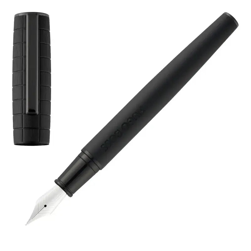 HUGO BOSS HSK5742A Πένα Arche Bauhaus Black Fountain Pen