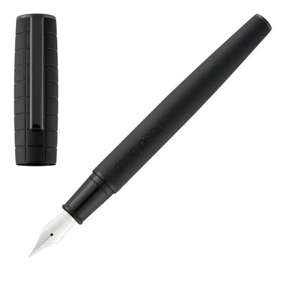 HUGO BOSS HSK5742A Πένα Arche Bauhaus Black Fountain Pen