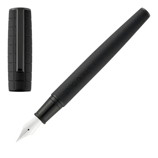 HUGO BOSS HSK5742A Πένα Arche Bauhaus Black Fountain Pen