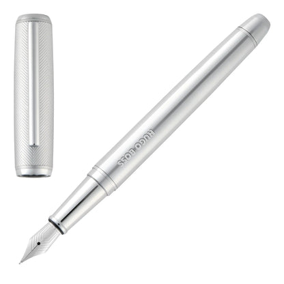 HUGO BOSS HSL5652B Πένα Pace Chrome Fountain Pen