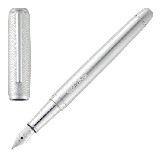 HUGO BOSS HSF1564D Oval Gun Ballpoint Pen