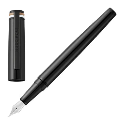 HUGO BOSS HSN6222A Πένα Gear Iconic Black Fountain Pen