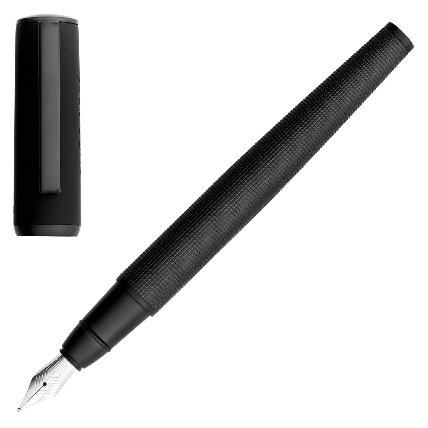 HUGO BOSS HSQ4742A Πένα Arche Iconic Black Fountain Pen