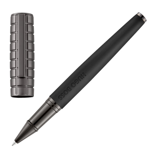 HUGO BOSS HSQ6675D Στυλό Arche Bauhaus Metal Black Rollerball Pen