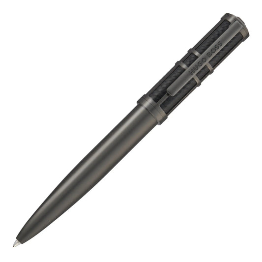 HUGO BOSS HSS5874D Στυλό Frame Grid Black & Gun Ballpoint Pen