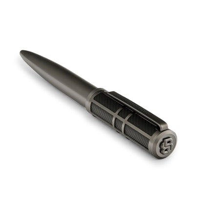 HUGO BOSS HSS5874D Στυλό Frame Grid Black & Gun Ballpoint Pen