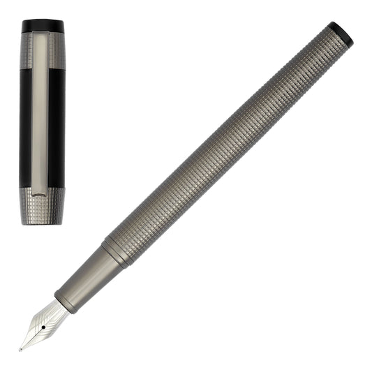 HUGO BOSS HST0034A Explore Brushed Black Ballpoint Pen