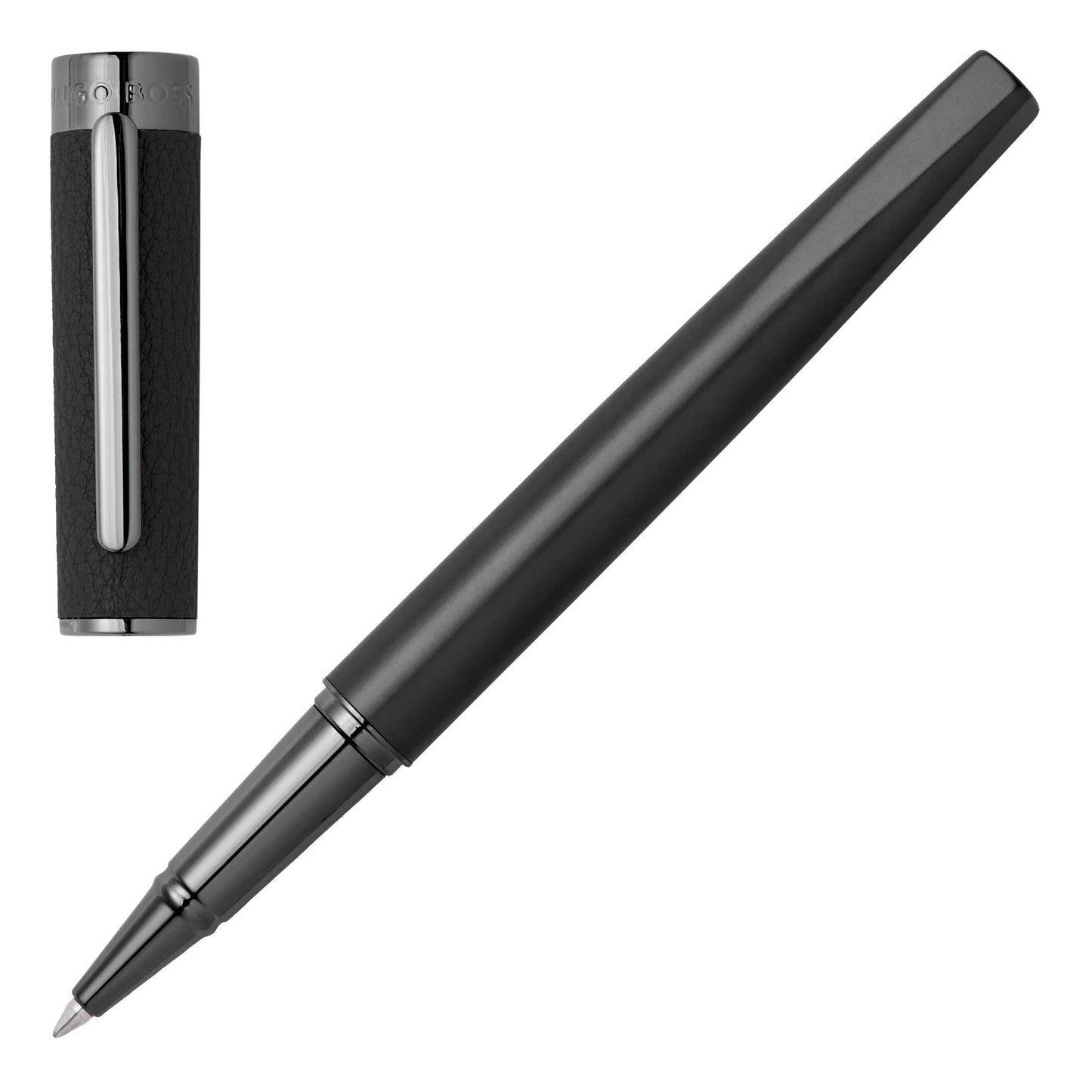 HUGO BOSS HSU3895A Στυλό Corium Black Rollerball Pen