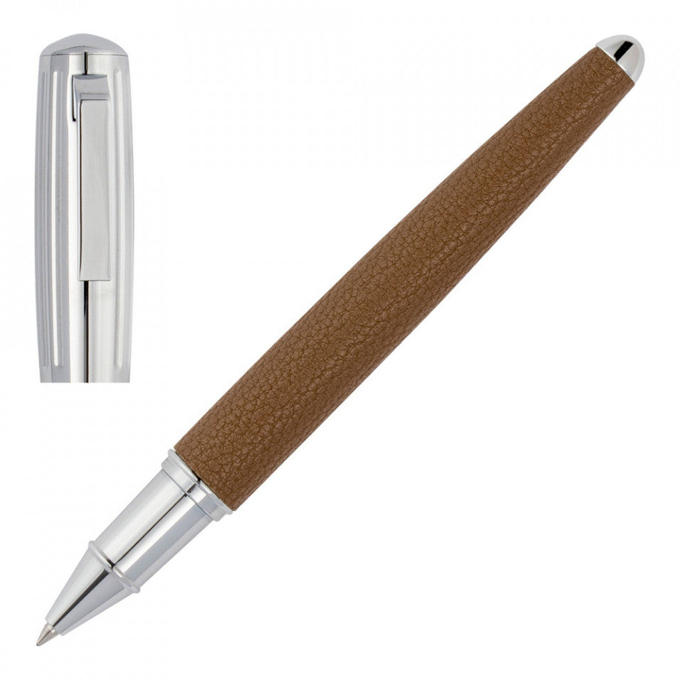 HUGO BOSS HSU3895X Corium Camel Rollerball Pen